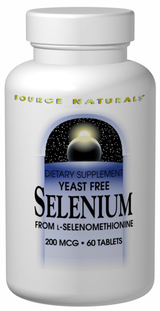 Selenium, Yeast Free - 200mcg - 60 tabs