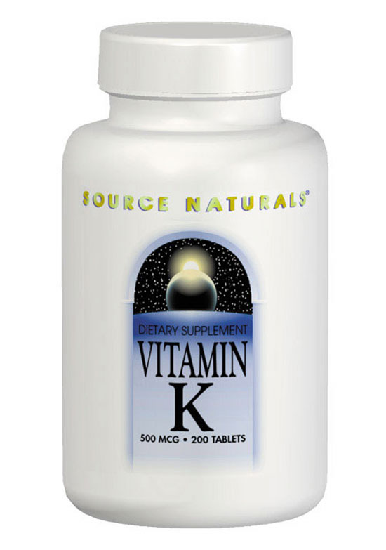 K Vitamin - 500 mcg - 200 tabs