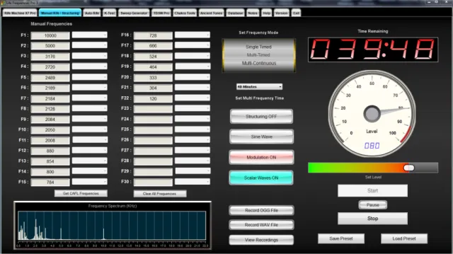 Manual Rife and Structuring Water